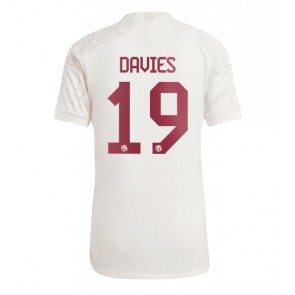 Bayern Munich Alphonso Davies #19 Rezervni Dres 2023-24 Kratak Rukavima